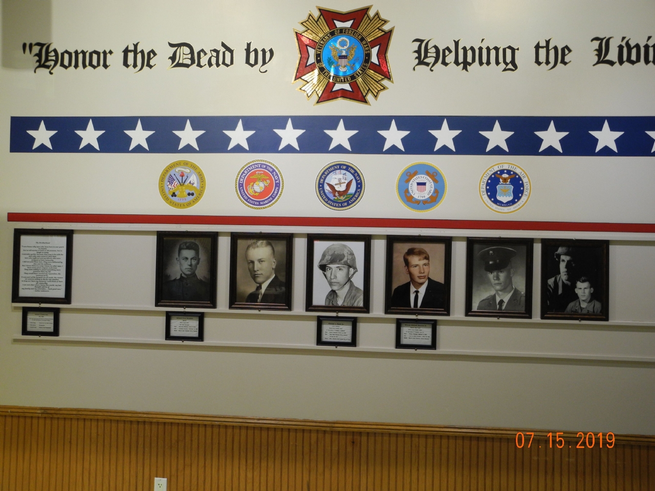 Our Wall of Honor